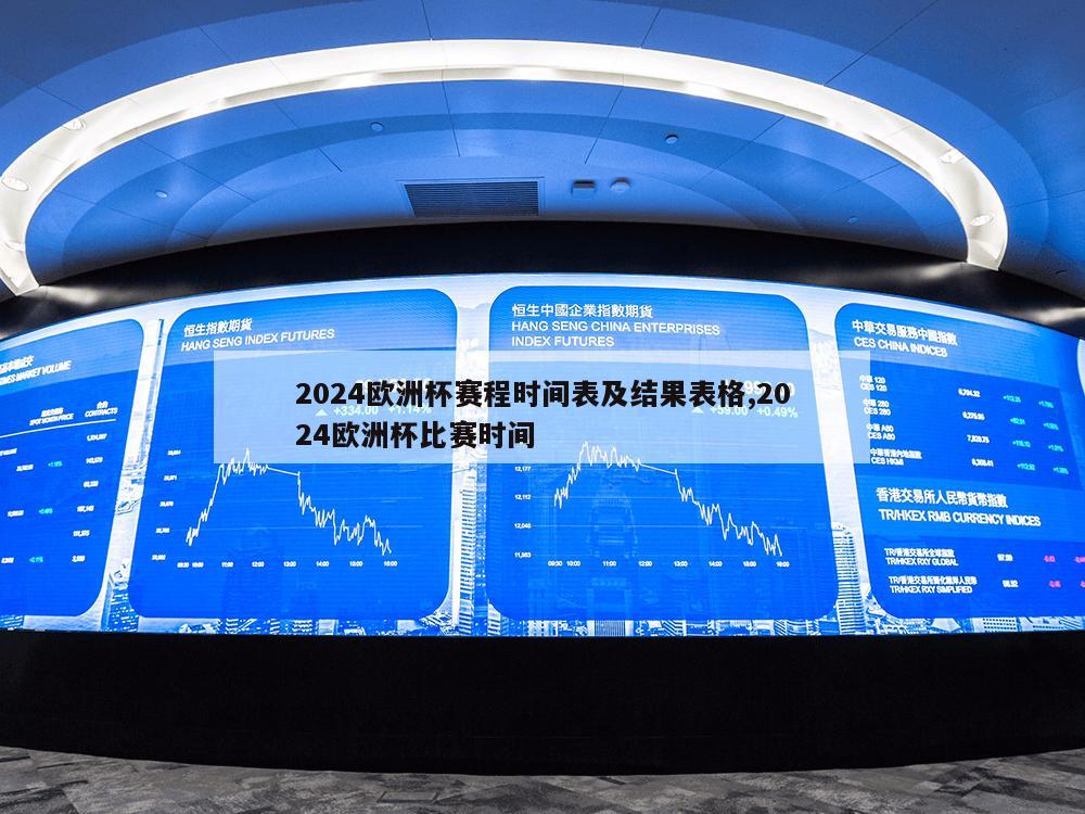 2024欧洲杯赛程时间表及结果表格,2024欧洲杯比赛时间